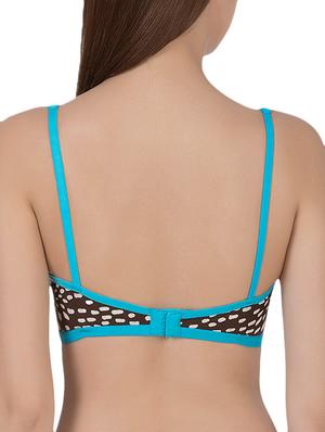 brown cotton bra - 14432814 - Standard Image - 3