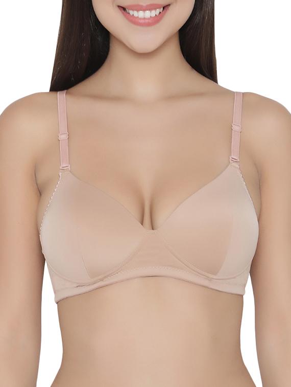 beige polyamide bra - 14432820 - Zoom Image - 1