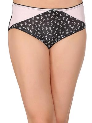 black cotton hipster panty - 14432829 - Standard Image - 1