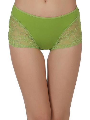 green cotton hipster panty - 14432850 - Very Small Image - 1