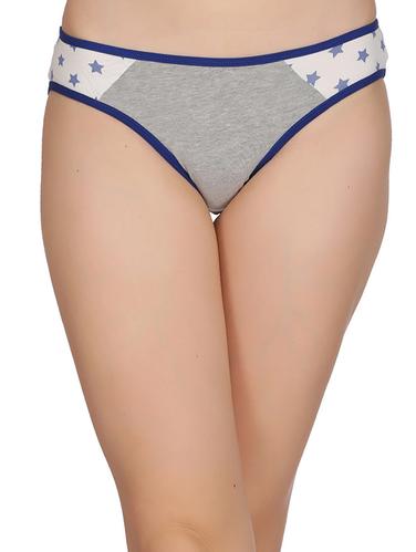blue cotton bikini panty - 14432863 - Very Small Image - 1