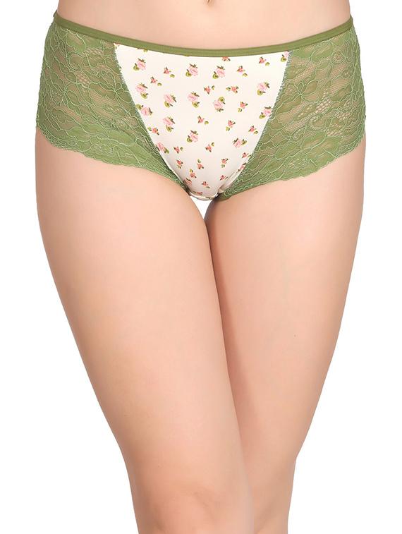 green lace hipster panty - 14432866 - Zoom Image - 1
