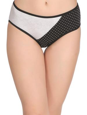 black cotton hipster panty - 14432868 - Standard Image - 1