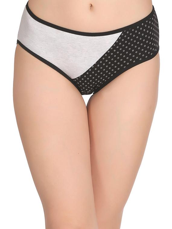 black cotton hipster panty - 14432868 - Zoom Image - 1