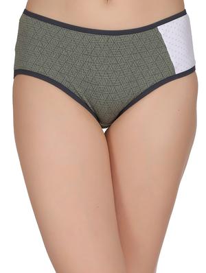 green cotton hipster panty - 14432874 - Standard Image - 1
