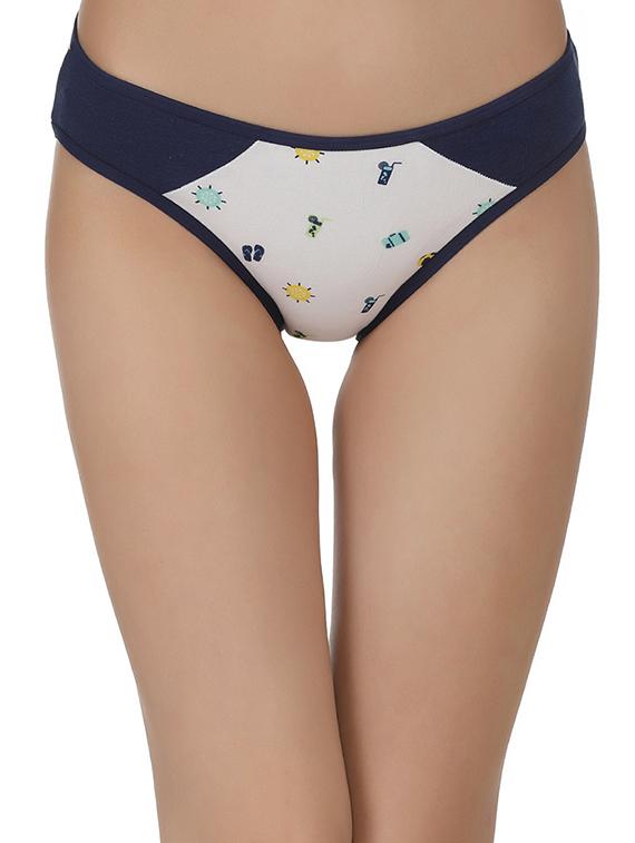 white cotton bikini panty - 14432887 - Zoom Image - 1