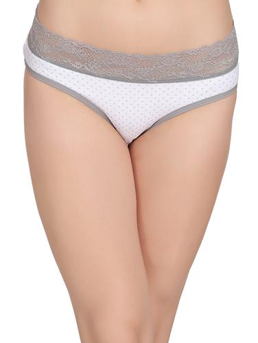 white cotton bikini panty - 14432891 - Very Small Image - 1