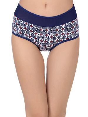 blue cotton hipster panty - 14432894 - Standard Image - 1