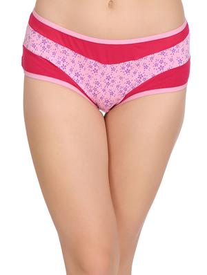 pink cotton hipster panty - 14432928 - Standard Image - 1