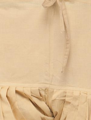 beige cotton patiyala salwars - 14432951 - Standard Image - 4