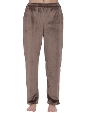 brown velvet pajama - 14433160 - Standard Image - 1