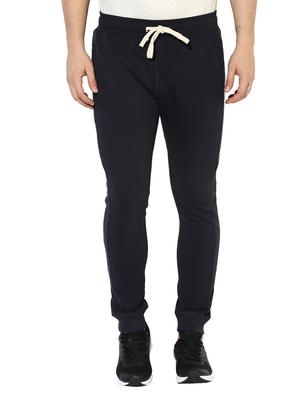dark blue cotton joggers - 14433183 - Standard Image - 1