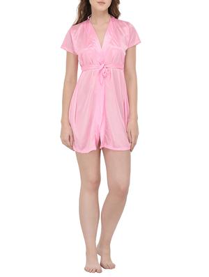 set of 2 solid sleepwear robe - 14433217 - Standard Image - 4
