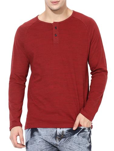 red cotton t-shirt - 14433259 - Very Small Image - 1
