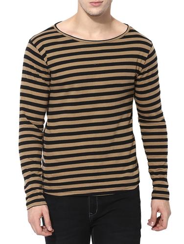 brown cotton t-shirt - 14433264 - Very Small Image - 1