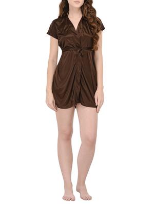set of 3 multi colored satin sleepwear robe - 14433520 - Standard Image - 4