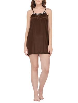 knot detail solid nightwear set - 14433558 - Standard Image - 4