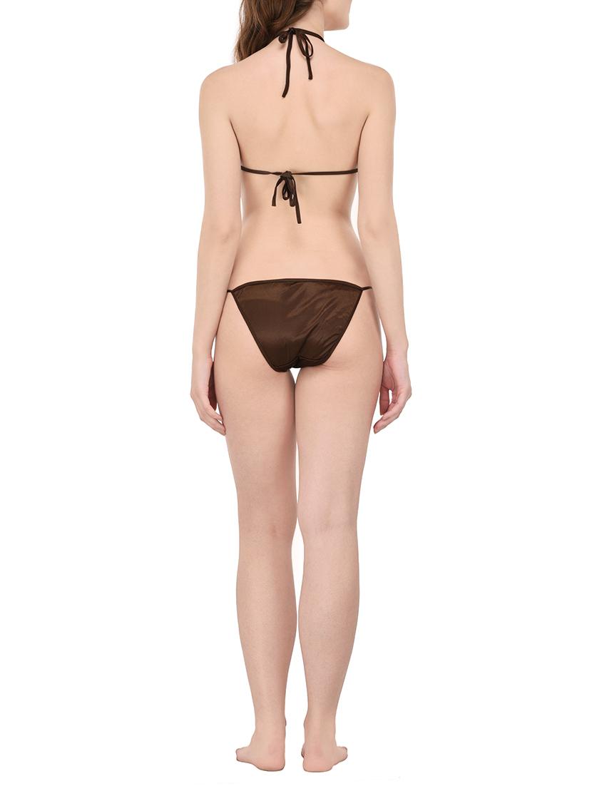 knot detail solid nightwear set - 14433558 - Zoom Image - 7