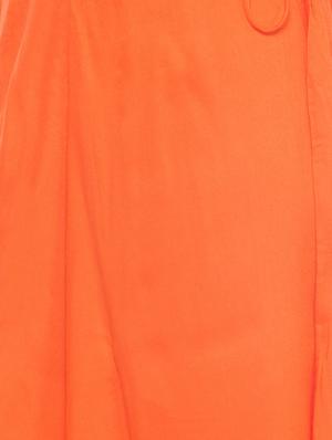 solid orange rayon culotte - 14433574 - Standard Image - 4