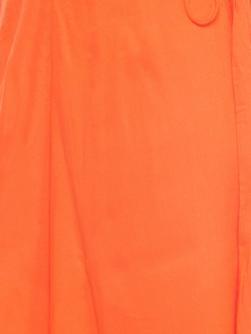 solid orange rayon culotte - 14433574 - Zoom Image - 4