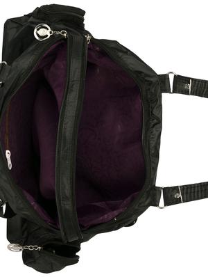 black satin handbag - 14433634 - Standard Image - 3