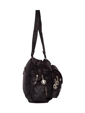 black satin handbag - 14433634 - Standard Image - 4