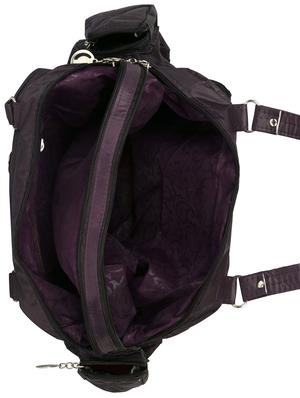 purple satin regular handbag - 14433636 - Standard Image - 3