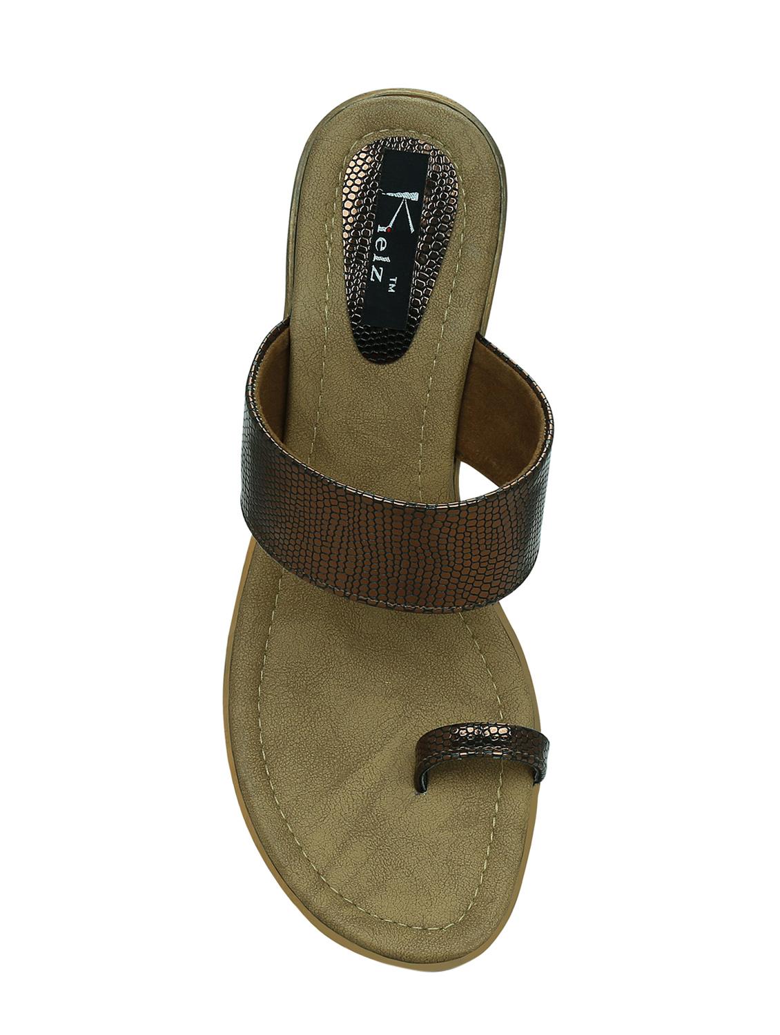 brown one toe wedge - 14434455 - Zoom Image - 4