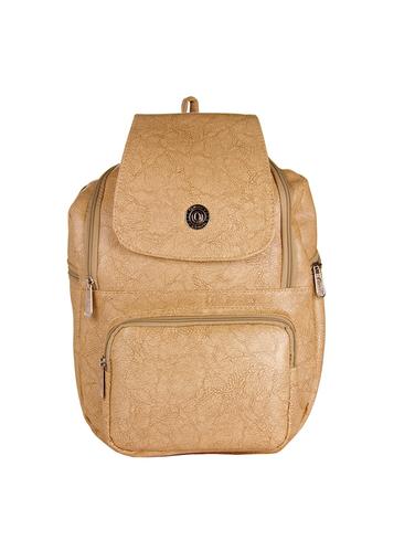 beige leatherette backpack - 14434885 - Very Small Image - 1