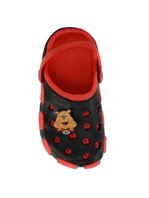 red & black pvc clog - 14435170 - Standard Image - 2