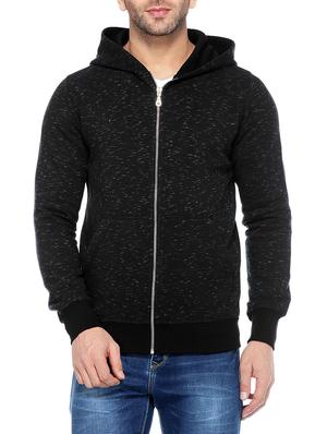 black cotton sweatshirt - 14435423 - Standard Image - 1