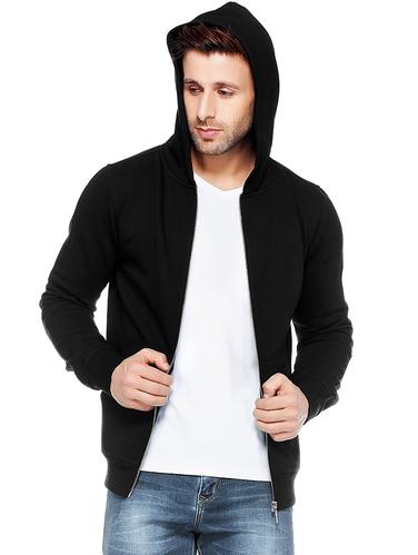 black cotton sweatshirt - 14435433 - Very Small Image - 1