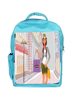 blue canvas bag - 14436349 - Standard Image - 1