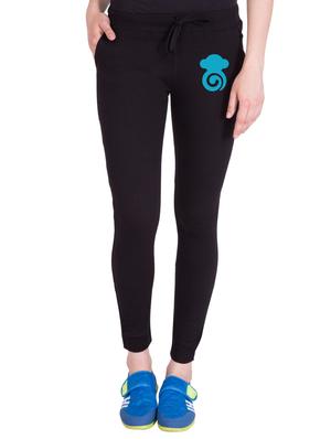 black cotton track pants - 14436750 - Standard Image - 1