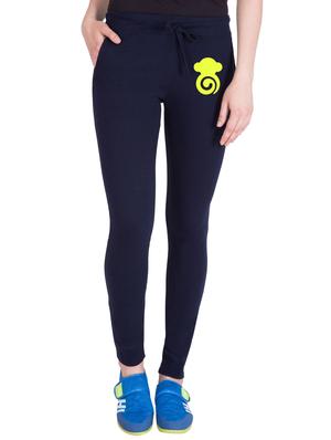 navy blue cotton track pants - 14436762 - Standard Image - 1