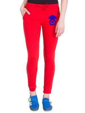 red cotton track pants - 14436784 - Standard Image - 1