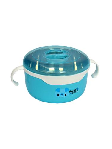 Blue Plastic Single Layered Lunch Box - 14436848 - Very Small Image - 1