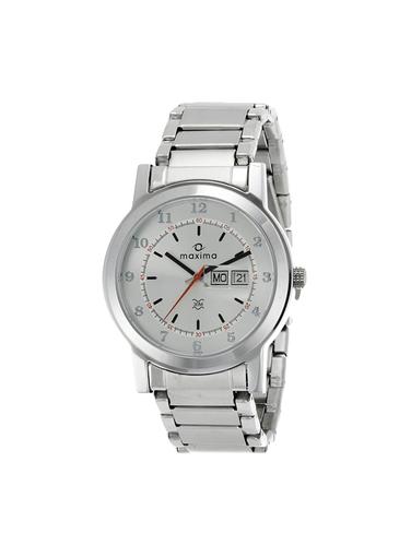 Maxima Attivo Analog Silver Dial Men's Watch - 21003CMGI - 14436855 - Very Small Image - 1