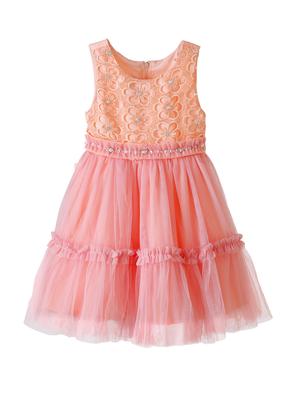 pink net frock - 14437882 - Standard Image - 1