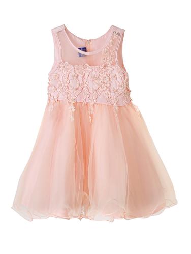 pink net frock - 14437887 - Very Small Image - 1