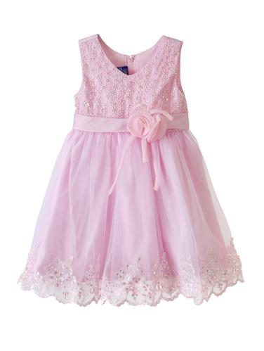 pink net frock - 14437890 - Very Small Image - 1