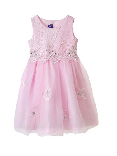 pink net frock - 14437911 - Very Small Image - 1