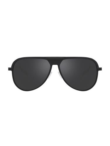 REACTR- New Arrival Black Round Aviator Aluminum HD Polarized Sunglasses For Men - 14438110 - Very Small Image - 1