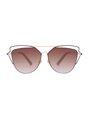 REACTR- New Arrival Brown Gradient Cat Eye HD Polarized Sunglasses For Women - 14438126 - Standard Image - 1