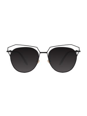 REACTR- New Arrival Purple Gradient Round HD Polarized Sunglasses For Women - 14438142 - Standard Image - 1