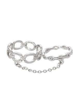 silver metal ring - 14438168 - Standard Image - 1