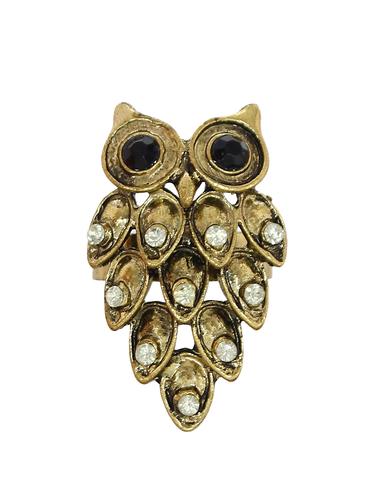 gold brass hand ring - 14438174 - Very Small Image - 1