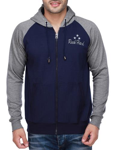 navy blue cotton raglan sweatshirt - 14438340 - Very Small Image - 1