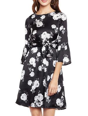 black a-line dress - 14438373 - Standard Image - 2