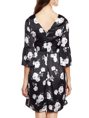black a-line dress - 14438373 - Standard Image - 4